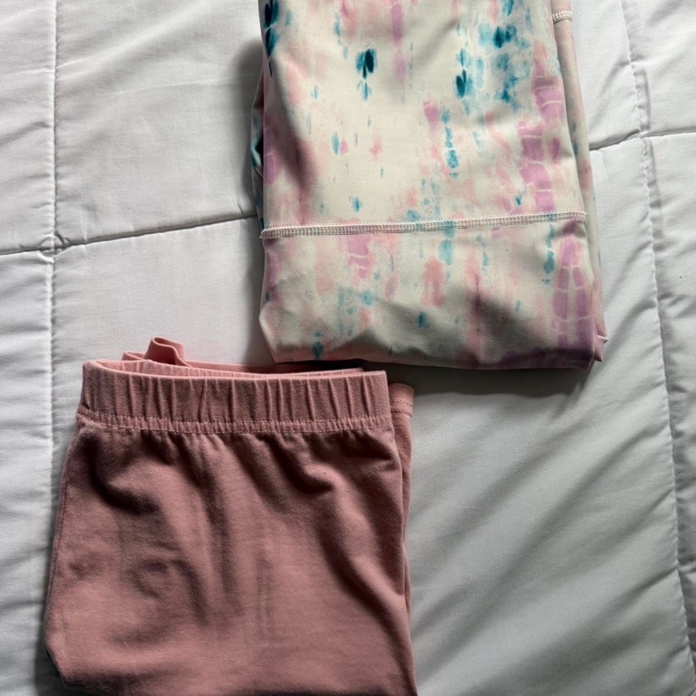 2 pink gym shorts